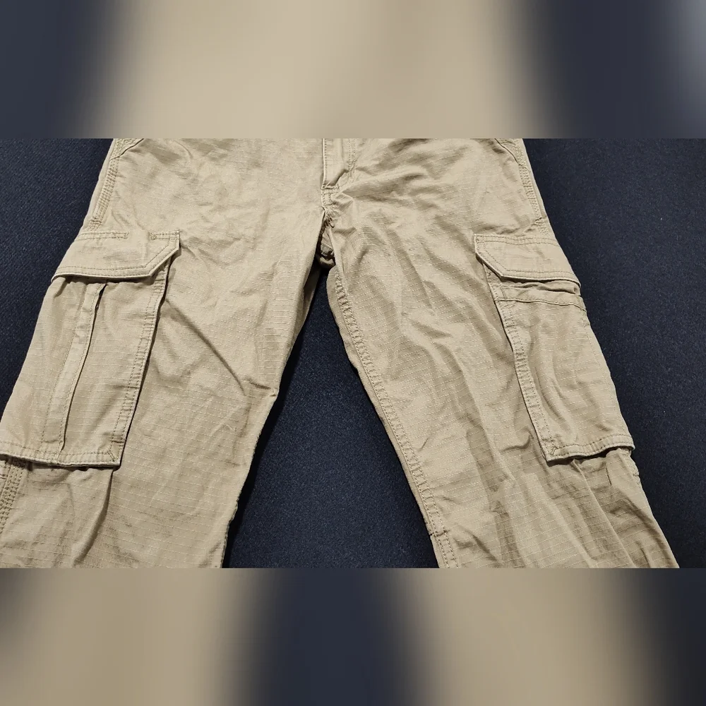 Carhartt Men's Relaxed Fit Straight Force Tan Cargo Pants, 30x30 - Picture 4 of 13